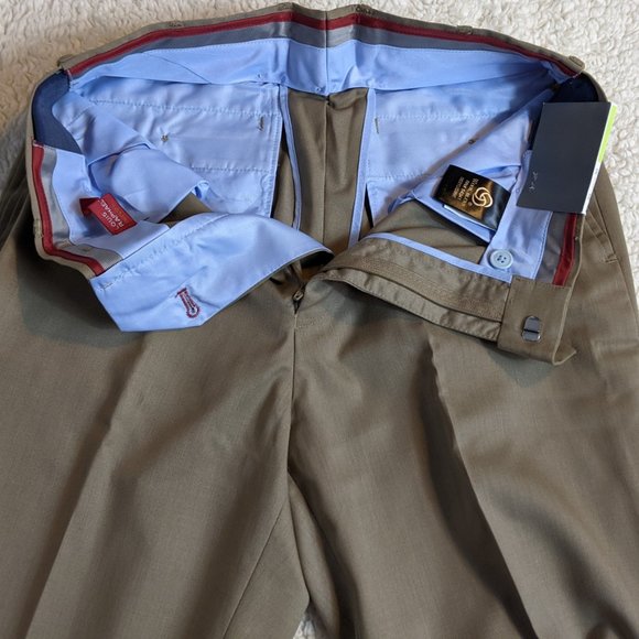 Louis Raphael Rosso Flat Front Dress Pant - Picture 6 of 9